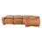 Astro 4-piece Genuine Leather Power Reclining Sectional