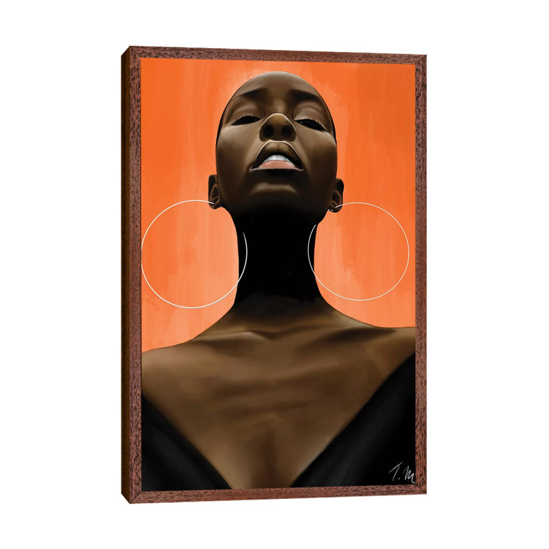 Monarch 1 Piece Wall Art on Canvas, 66.04 cm H x 45.72 cm W, Classic Brown Wood Framed