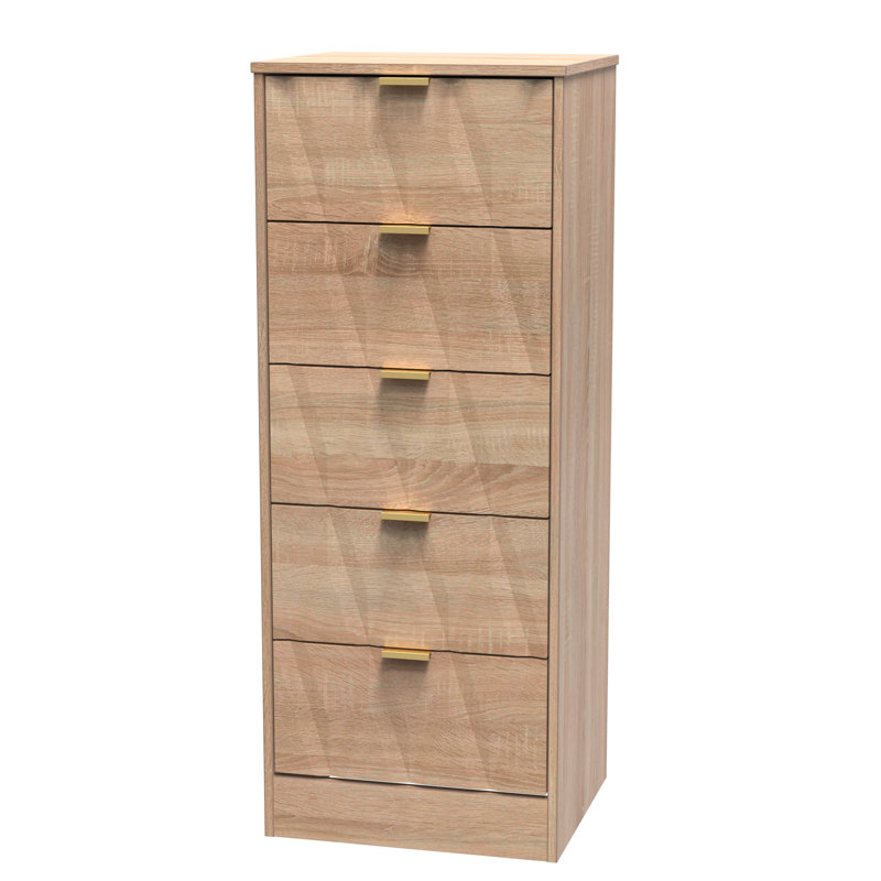 Las Vegas Bedside Table, Bardolino Oak