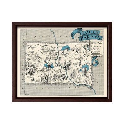 South Dakota Pictorial Map