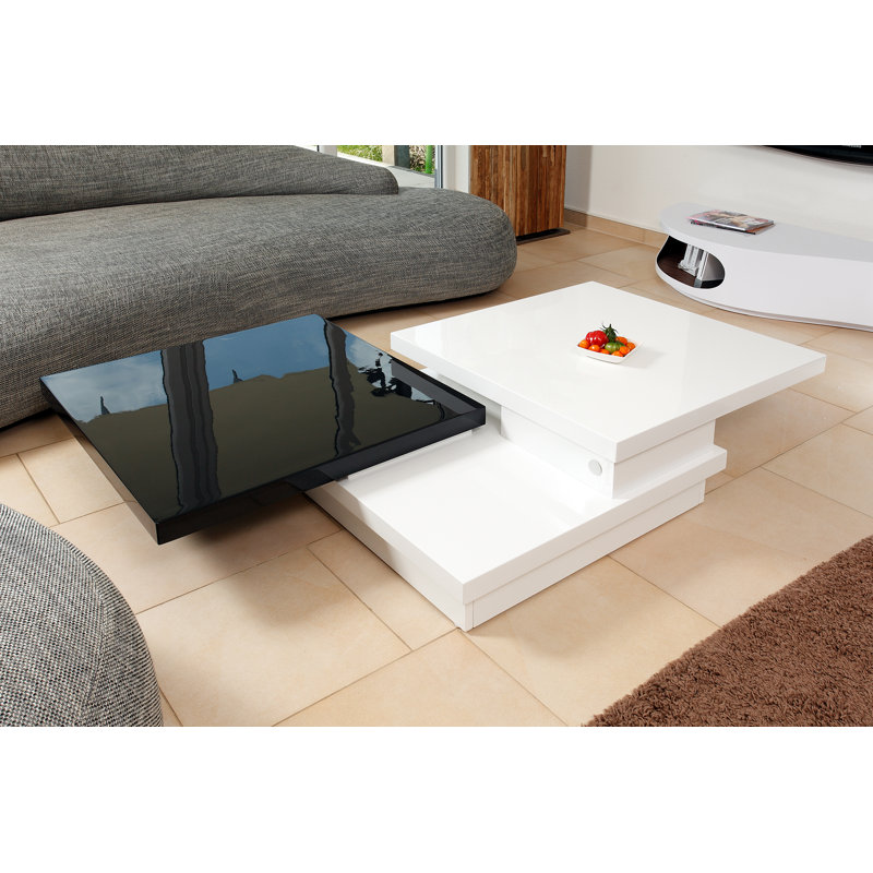 Aruba Abstract Coffee Table, Black