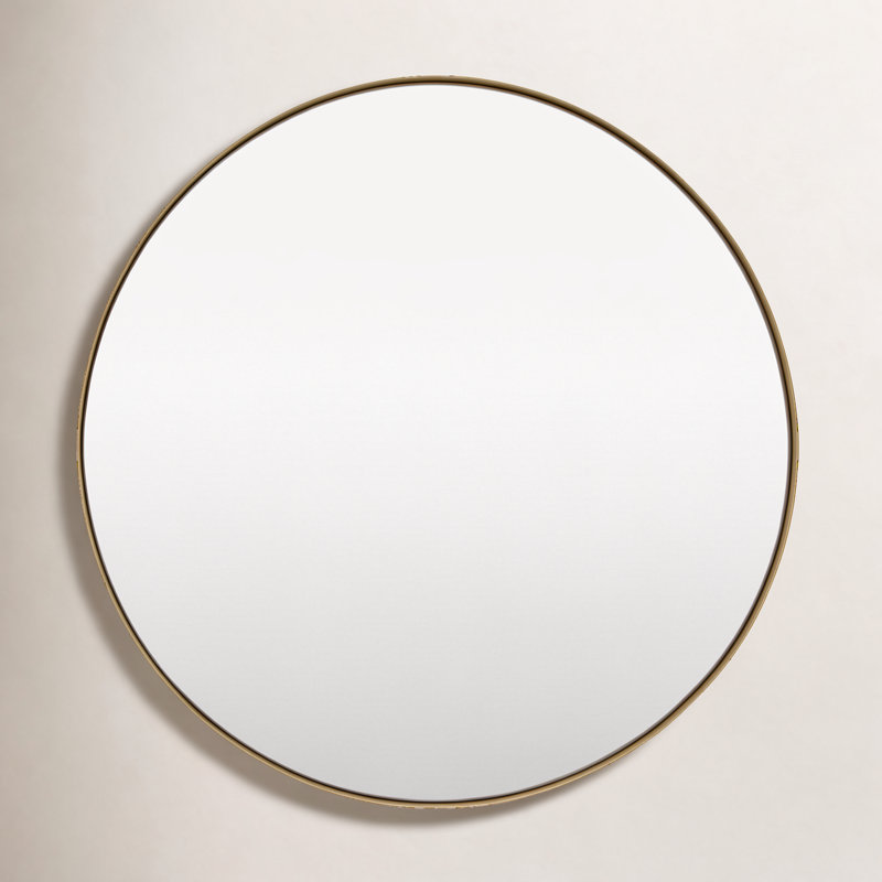 Bassevelde Mirror, Gold, 36" x 36"