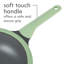 Casserole en aluminium antiadhésif avec couvercle Theodore 6 Quarts