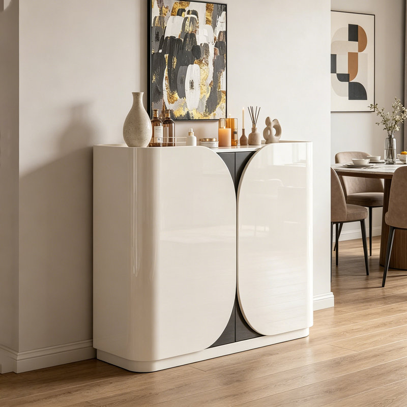 Armoire d'appoint Minimalist, Cream