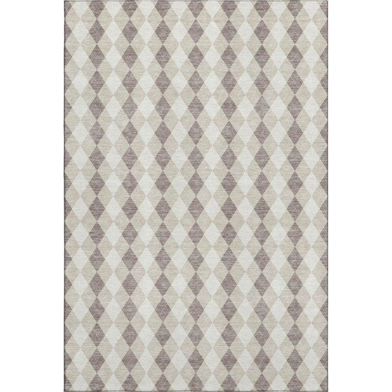 Premium Machine Washable Dockside AMF1812 Holiday Rug, Rectangle 9' x 12'
