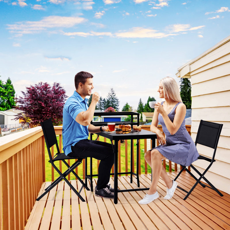 3PCS Patio Bistro Set