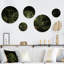 Ensemble d'art mural rond Jungle Plants Whispers 2 - Jungle