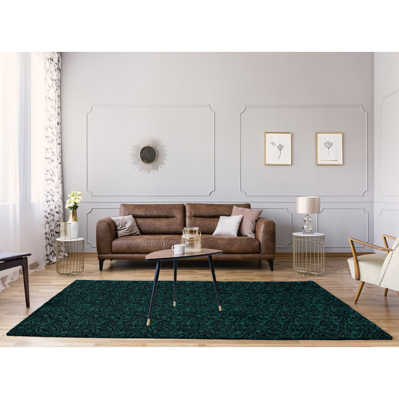 Chenille Abstract Indoor Rug, Rectangle 4' x 6'