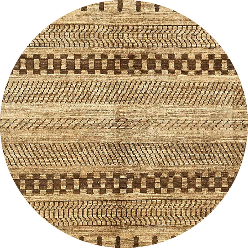 Geometric Indoor Rug, Round 8'