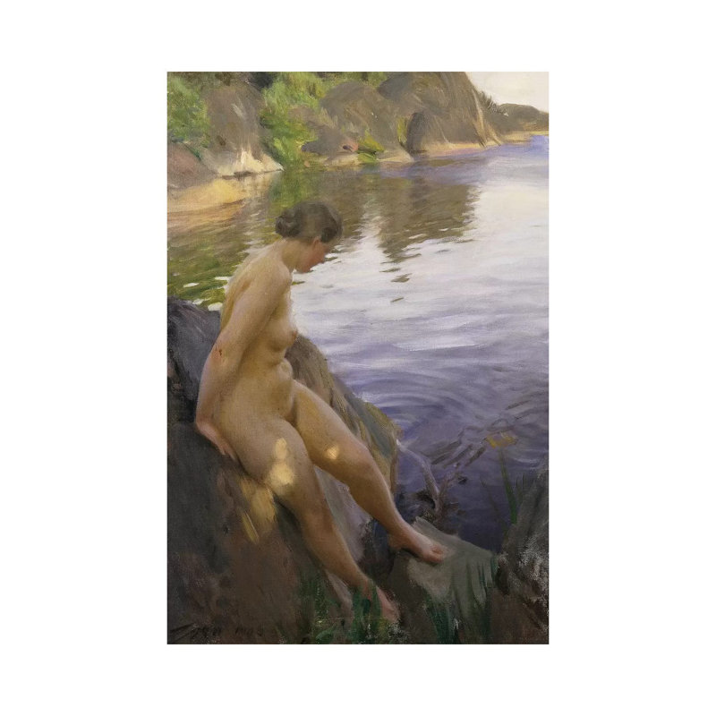 From Sandham; Fran Sandham, 1906 by Anders Leonard Zorn - Wrapped Canvas Print, 30.48cm H x 20.32cm W x 1.905cm D