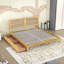 Lit plateforme avec tête de lit en rotin unique et 2 tiroirs de rangement-1885210889-1885210888
