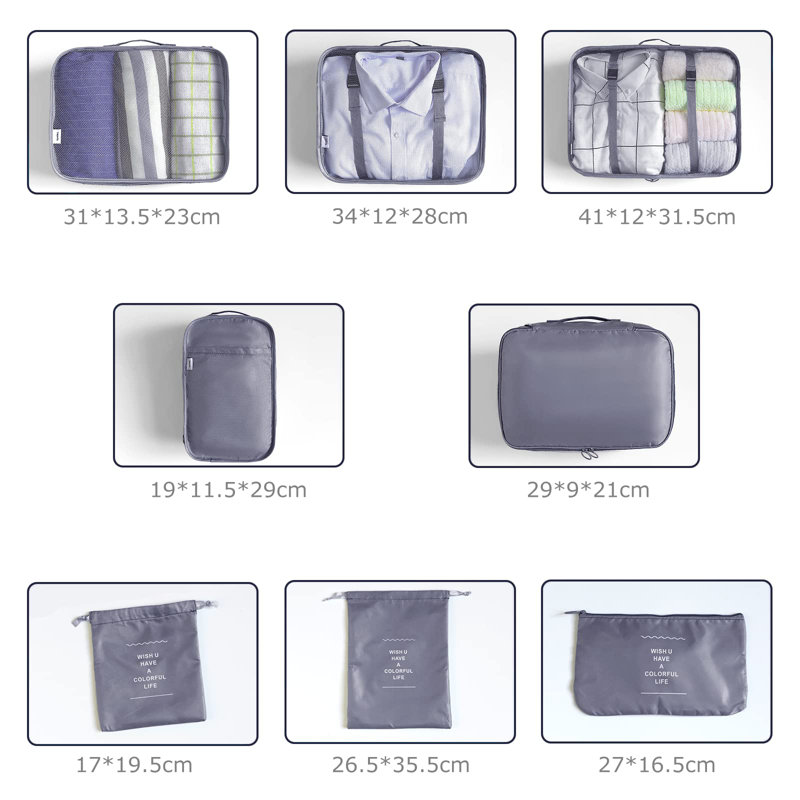 Rebrilliant Fabric Storage Bag, Grey