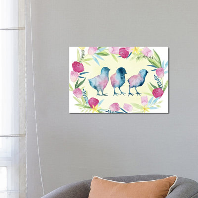 Easter Tulips Collection A by Grace Popp - Wrapped Canvas Painting