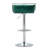 Ginko Modern Adjustable Bar Stools, Swivel Counter Stools with Upholstered Seat, Backrest, Footrest and Metal Frame for Kitchen and Home Bar （Set of 4）-898201623-879564334