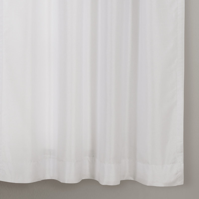 Rideau simple avec passe-tringle Night Sky, Bleu marine / blanc