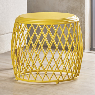 Milano Iron Top End Table