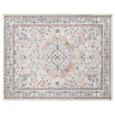 Area Rug, Machine Washable, with Non-Slip TPR Rubber Backing