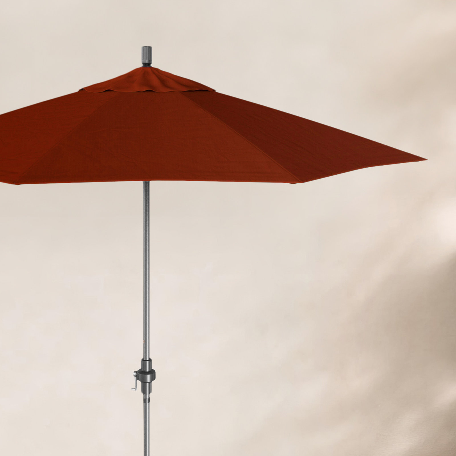 Lowri 108'' Sunbrella® Outdoor Umbrella, Canvas Henna Sunbrella® Canvas