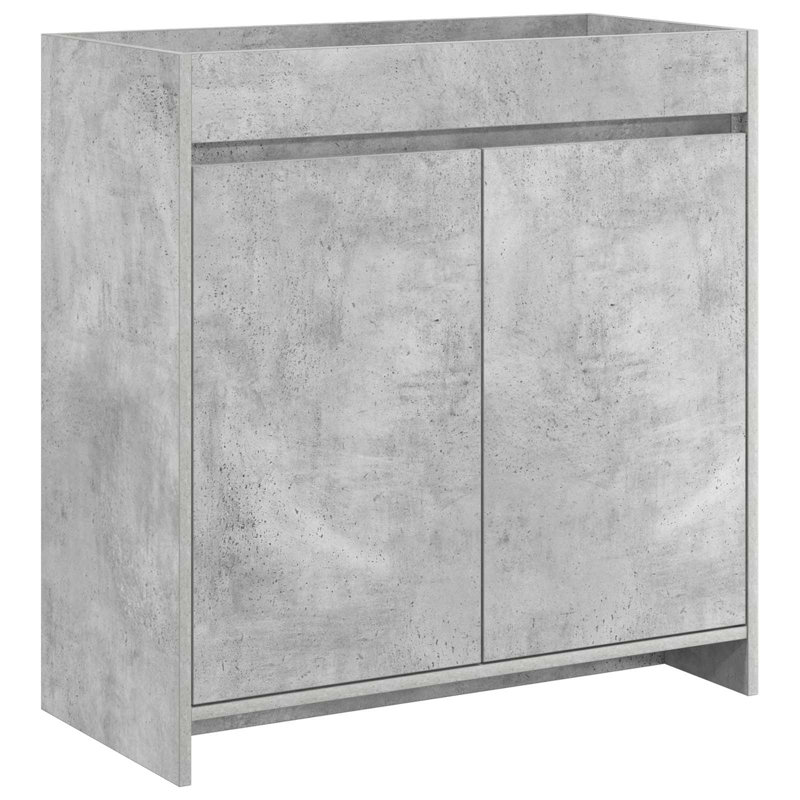 78.5cm Bathroom Vanity Base Only, Concrete Grey
