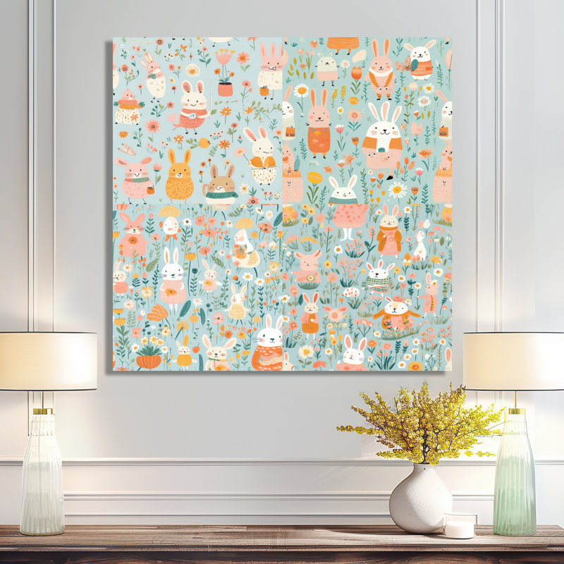 «Kiruthik - Children», impression d'art mural, Métal métal, H 36 po x l 36 po x P 1,5 po