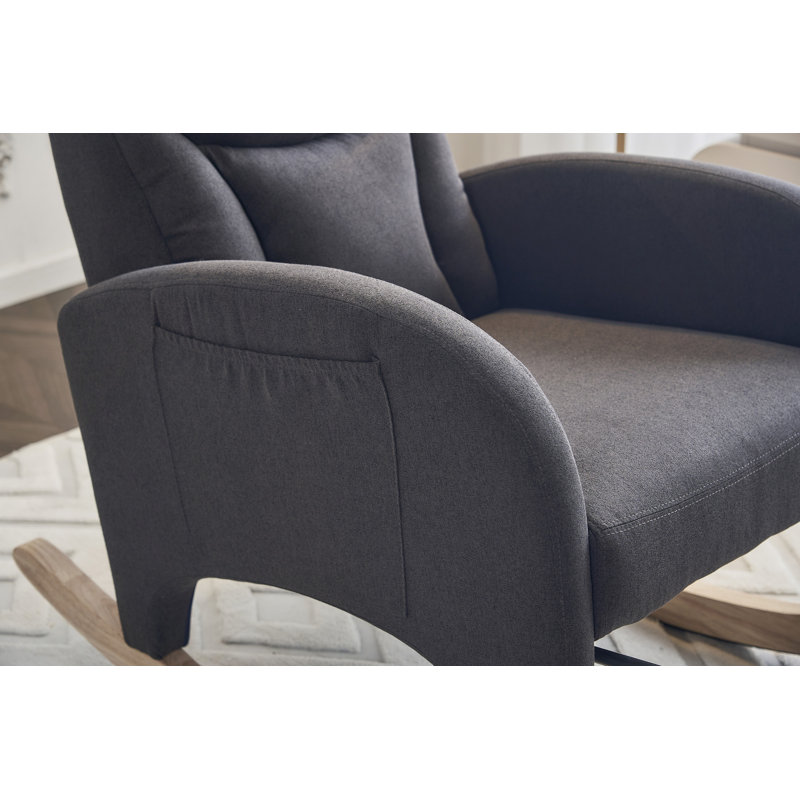 Chaises berçantes, Gris foncé