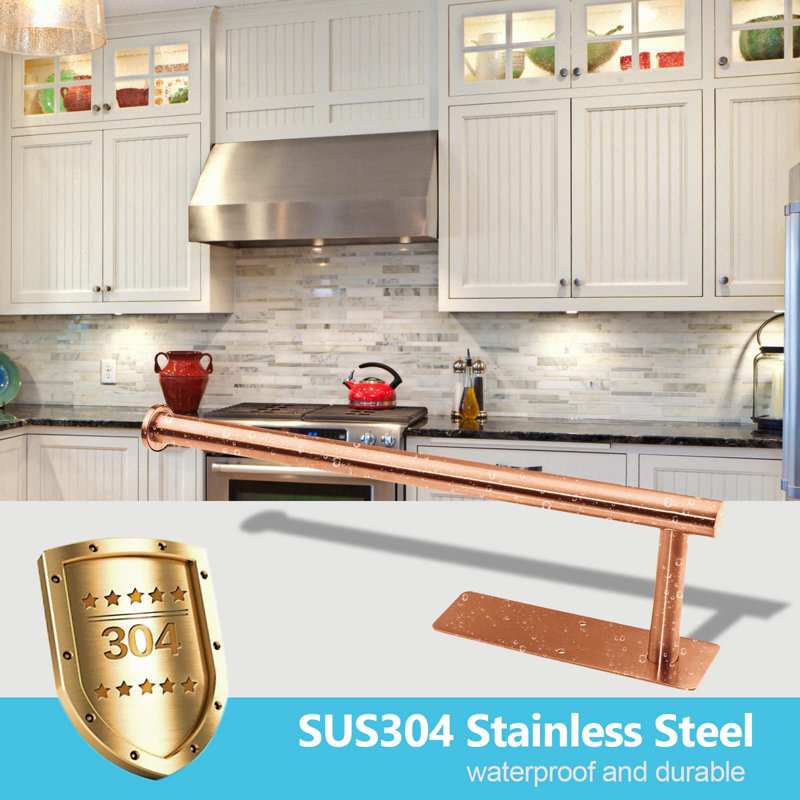 Silver Stainless Steel Wall Mount Paper Towel Holder