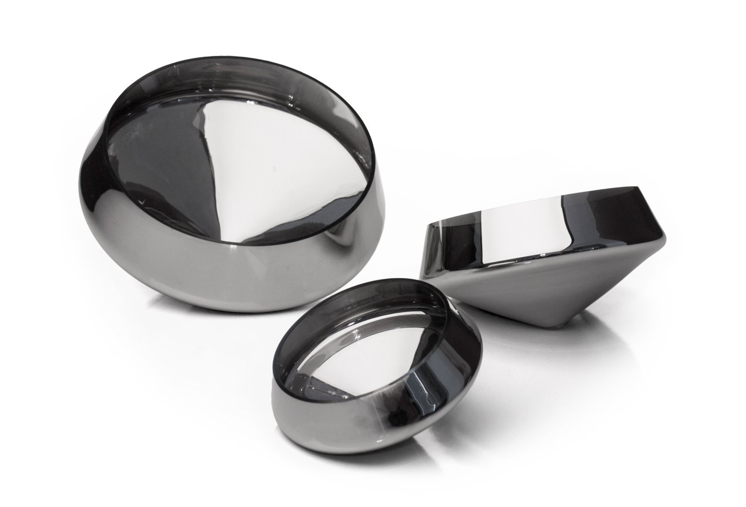 Sini Dining Bowl, Platinum Silver