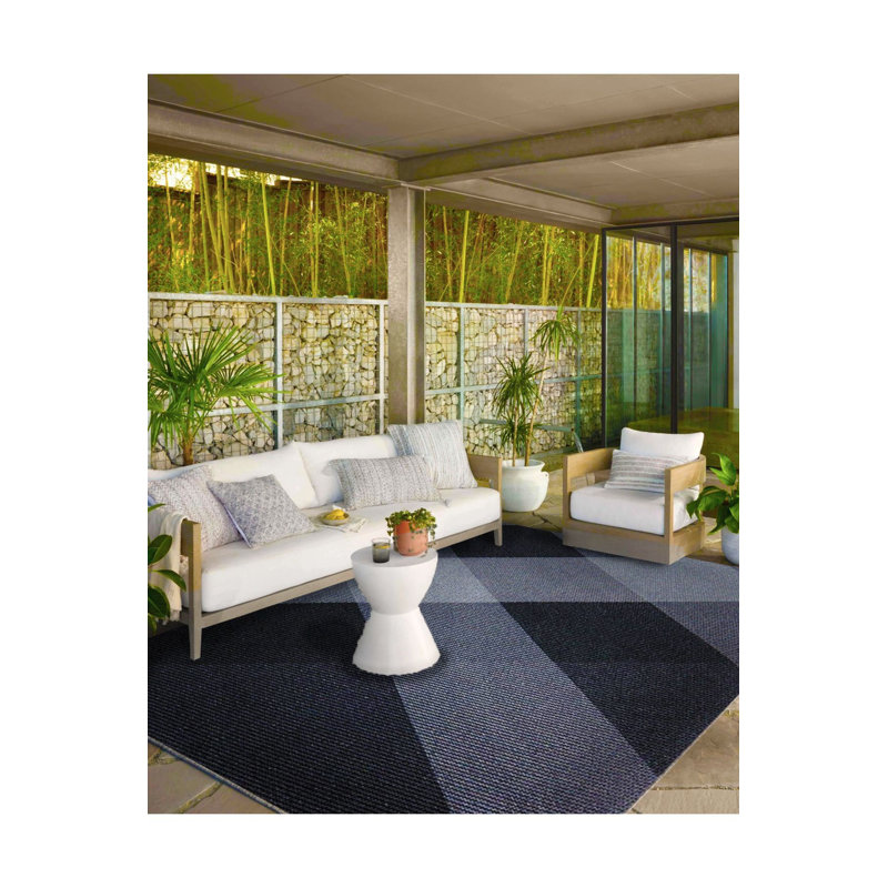 Tapis noir lavable à motifs géométriques colorés, Sous-tapis rectangulaire 2 pi 4 po x 3 pi 11 po