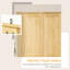 Armoire de rangement 67 po Pinewood