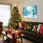 «Snowman Cardinal Winter», art mural sur toile-121121892