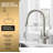 Pull-Down Sprayer Kitchen Sink Faucet, Double Handle Kitchen Faucet -96680056