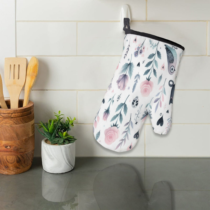 Light Dark Vibes Oven Mitt Cotton Twill