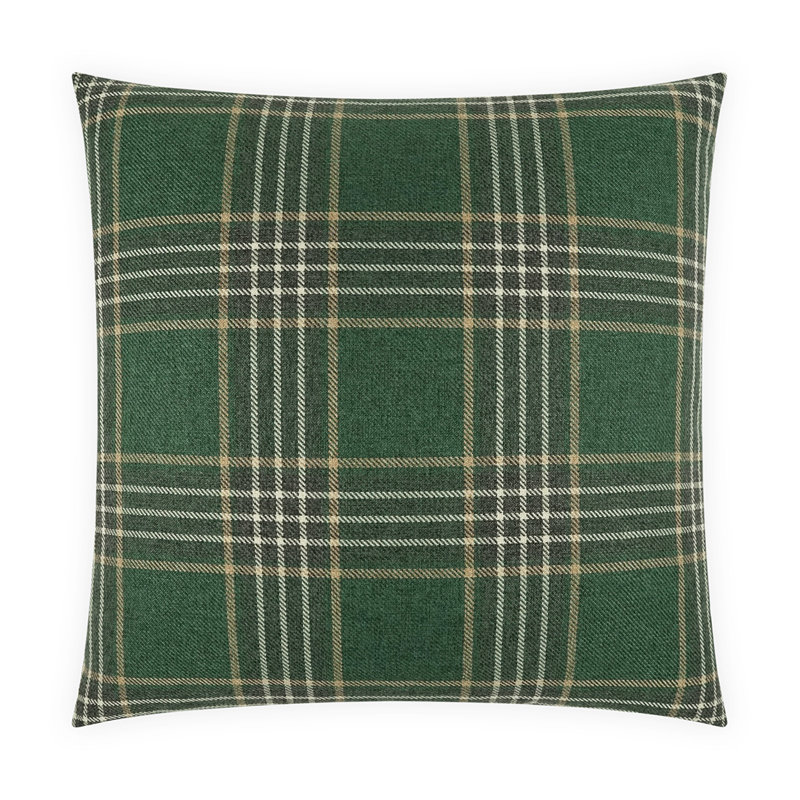 Coussin Yarmouth, Carré 22 po, Vert