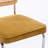 Marlow Cantilever 18.8" H Upholstered Side Chair with Cane Rattan Back and Steel Frame-1459790173-1459790168