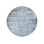 Tapis rond bleu en laine et soie noué à la main 9 pi x 9 pi 91B51AD7A43E4377891330EDA9D756C5