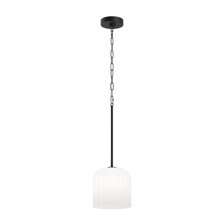 Parkmont Plug & Play 1-Light Pendant in Transitional and Modern Style-87.38 Inches Tall and 8 Inches Wide