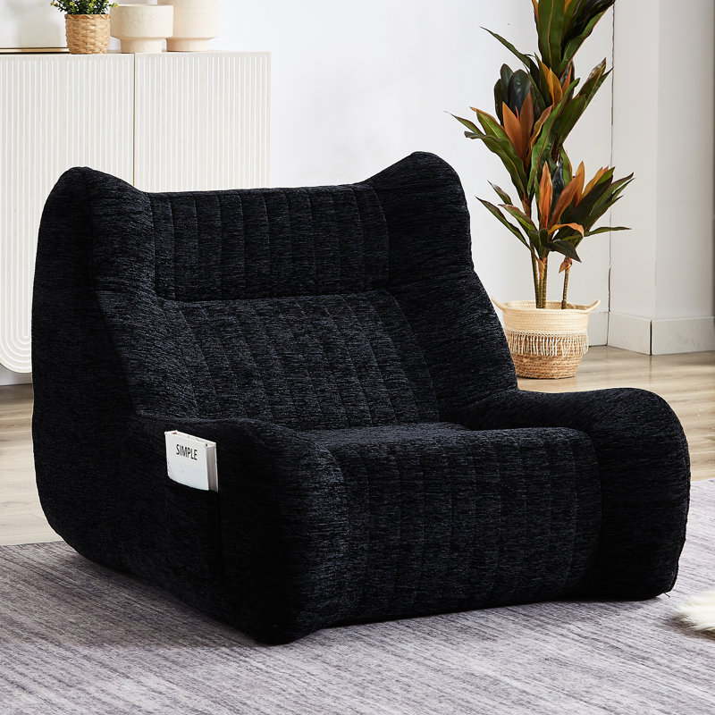 Fauteuil à billes Lazy Floor, Noir