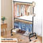 Bonville 106cm Rolling Clothing Rack-121532394