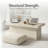 Colean Modern 39.4" W Rectangular Coffee Table