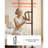Floor-to-Ceiling Transfer Pole 300 Lbs Load Capacity for 7-10 Ft Ceilings Black