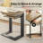 3-Piece Nesting Side Tables Set,Space-Saving C-Table & End Tables