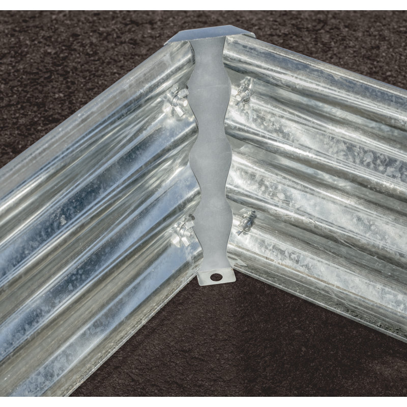 Galvanized Steel Raised Garden Bed 36x36x17