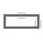 Forged Pewter Framed Dry Erase Magnetic Board Organization Boards-1555761614