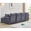 Canapé modulaire en forme de U, canapé modulaire avec repose-pieds-174654807