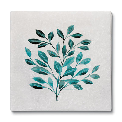 Stoneware Square 4 Piece Coaster Set