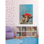 «Giraffe's Red Hat», reproduction d'art sur toile tendue-215262553