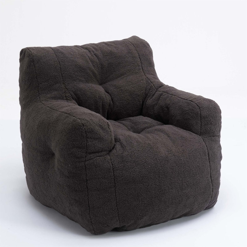 Almon Upholstered Armchair, Dark Gray Fabric