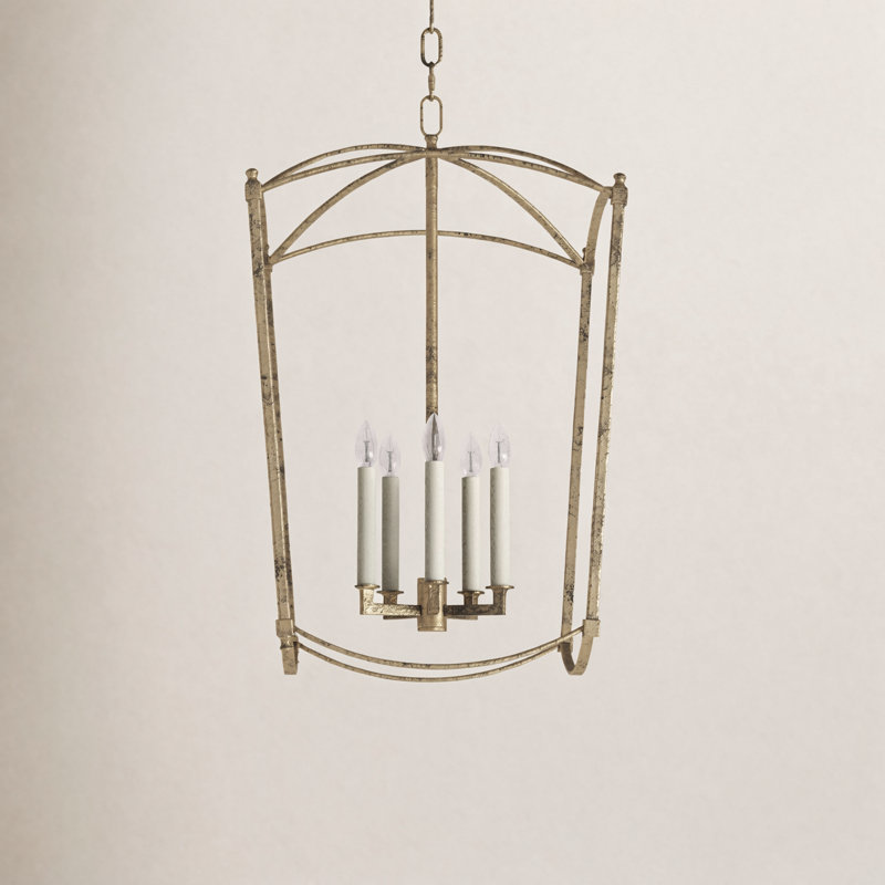 Olive 5-Light Chandelier, Antique Gild