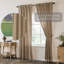 Paire de rideaux obscurcissant 100% coton Avrum