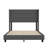 Upholstered Platform Bed with Wingback Headboard, Mattress Foundation with Slatted Supports-210624987-210624984